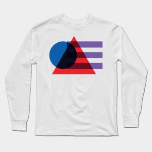 Messing with Shapes (v 1) Long Sleeve T-Shirt